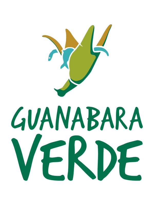 Logo colorida horizontal do Projeto Guanabara Verde